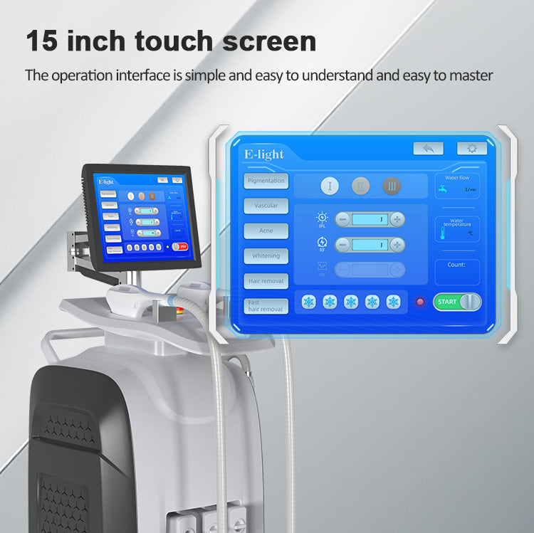 Professional RF IPL PicoLaser Tattoo Remove Machine Permanent Hair Removal E-light OPT Painless Skin Rejuvenation RF Tightening Depilator