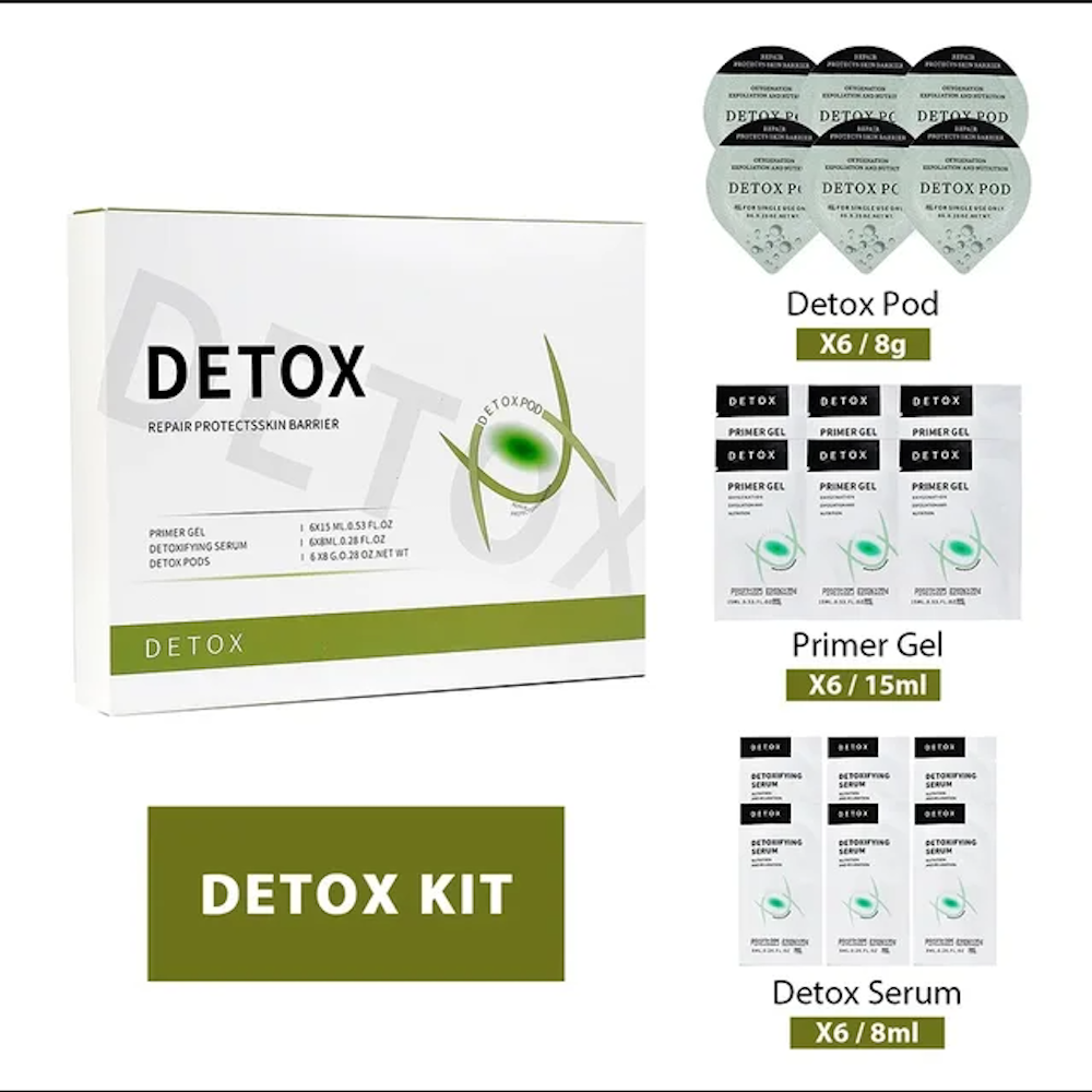 7 Types CO2 Oxygen Capsule Pod Serum Gel Skin Rejuvenation Hydrate Facial Machine Consumable Kit