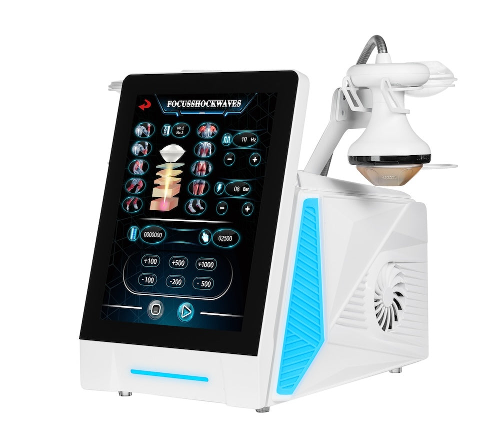 Focus Shockwave Eswt High Intensity Focused Shock Wave Chiropractic Physiotherapy Machine Muscle Bone Pain Relief