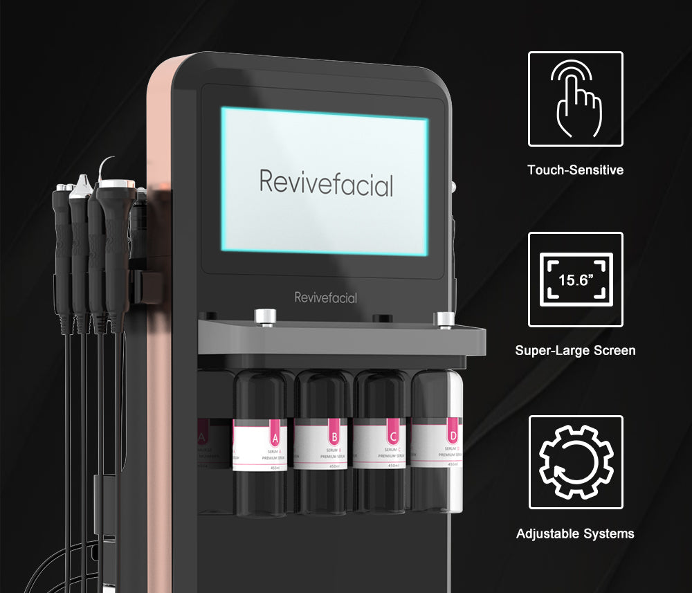 14in1  Hydra Facial Machine Microdermabrasion Diamond Peel Skin Rejuvenation RF Anti-Aging Oxygen Plasma