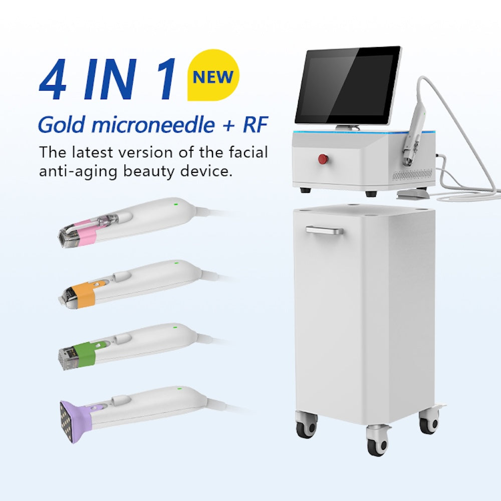 RF Microneedle 4 in 1 Skin Anti-aing Device Thermal RF Needle Machine Skin Rejuvenation