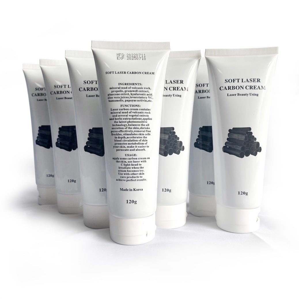 120g Carbon Cream Laser Black Doll Peeling Facial Carbon Gel Skin Deep Cleaning