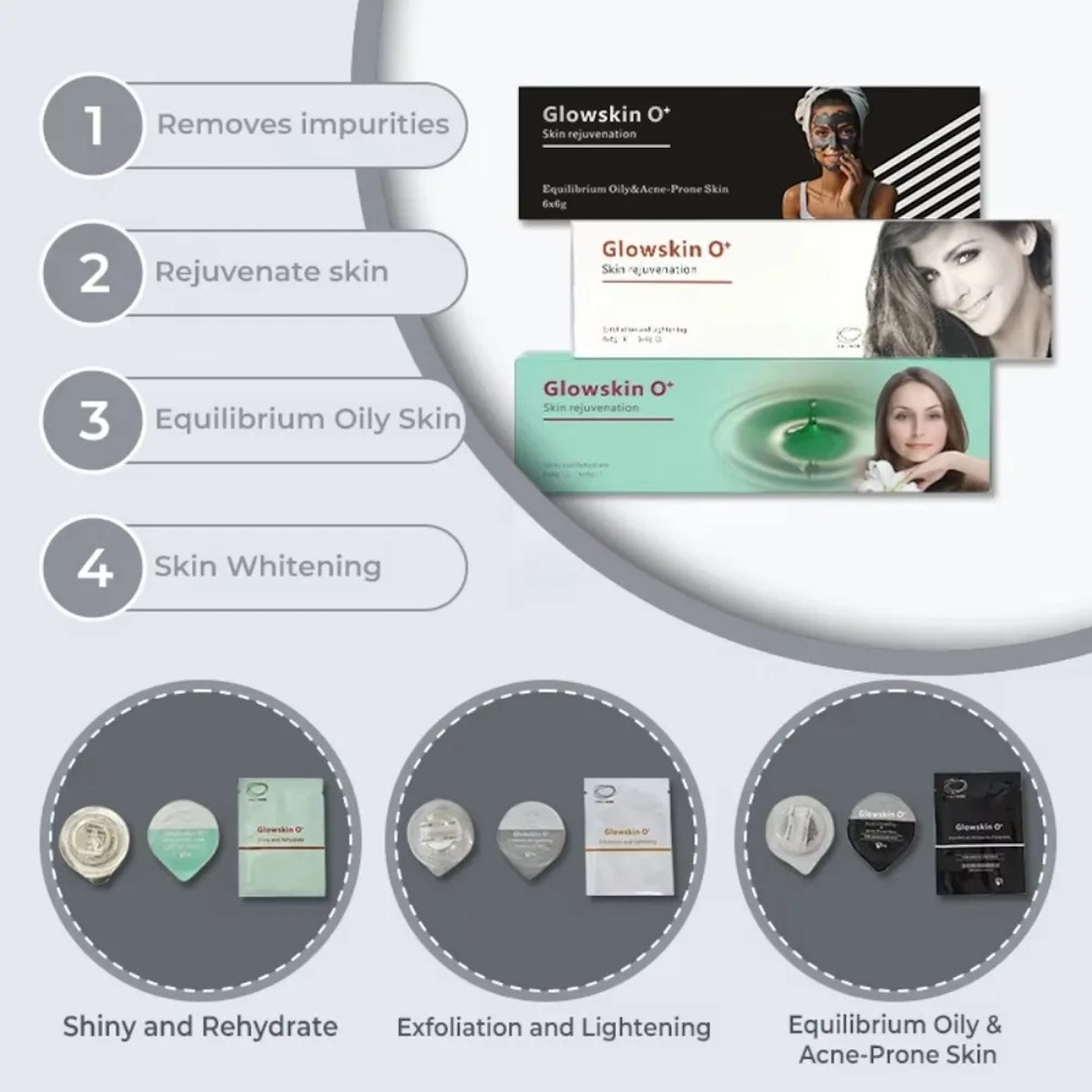 Skin Balance Black Capsule CO2 Oxygen Glowskin Pod Serum for Facial Machine Skin Rejuvenation Oil Skin Balance