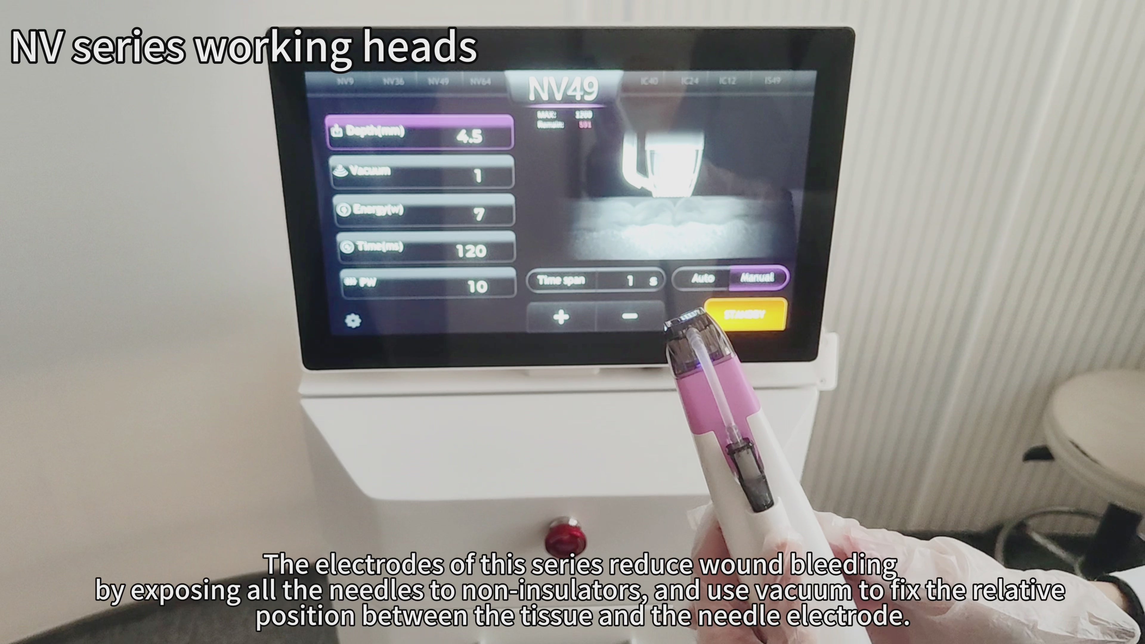 RF Microneedle 4 in 1 Skin Anti-aing Device Thermal RF Needle Machine Skin Rejuvenation