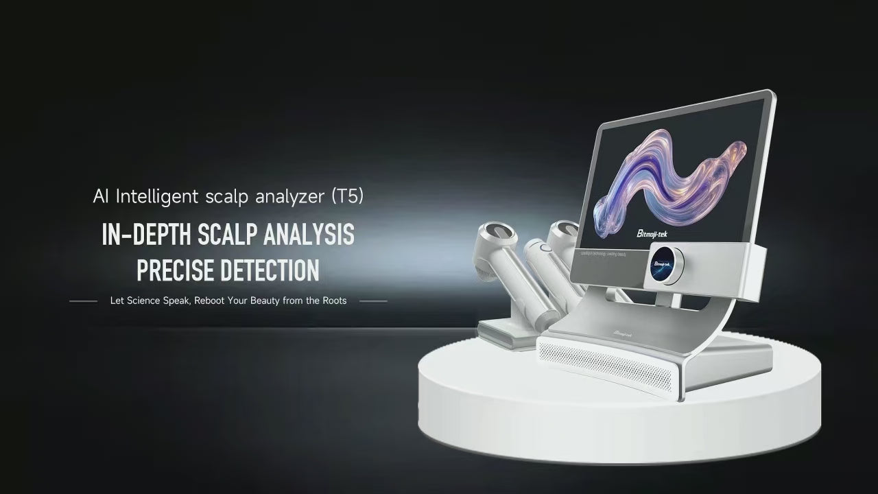 AI Smart Scalp Care Hair Analyzer 3 Detector 13 Type Analysis Indicators Beauty Salon Clinic Use
