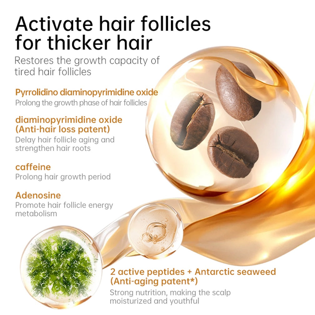 Hair Growth Ampoule Essence Caffeine Hair Anti-hair Loss Scalp Care