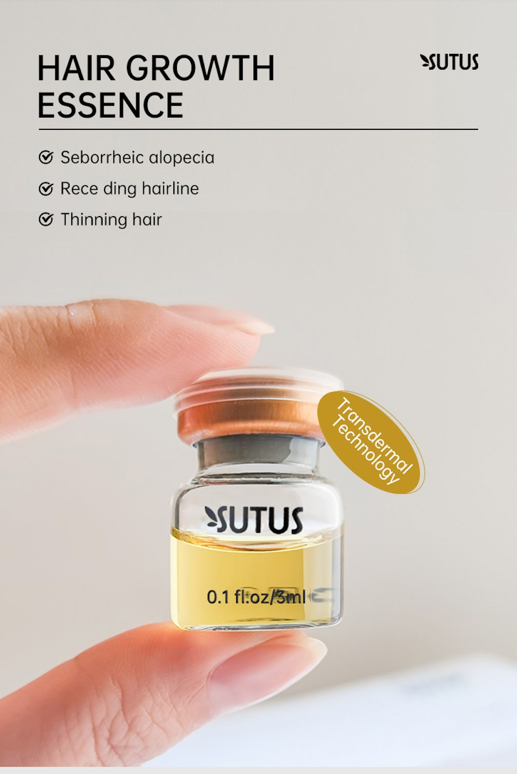 Hair Growth Ampoule Essence Caffeine Hair Anti-hair Loss Scalp Care