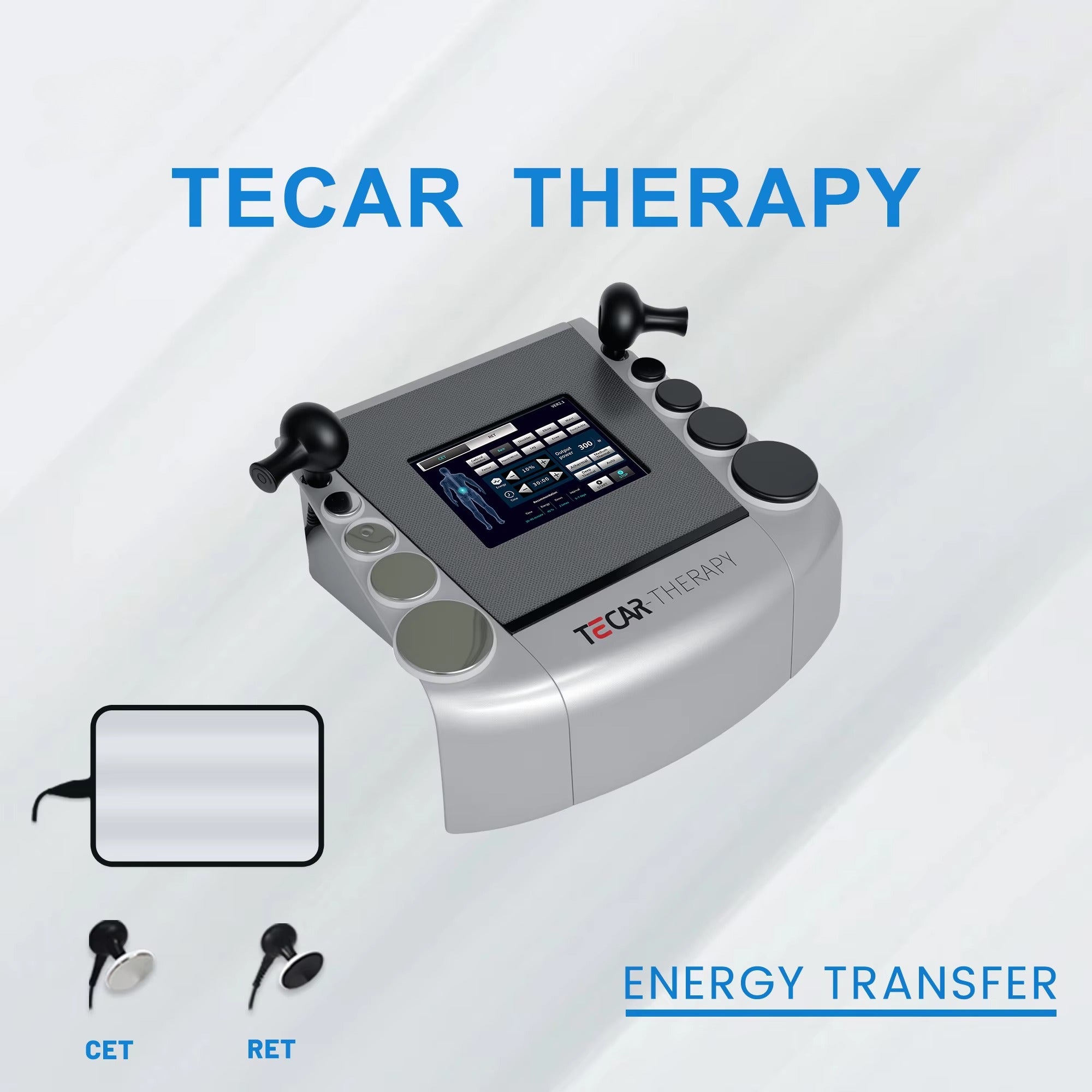 Muscle Pain Relief Tissue Physiotherapy Tecar Cet Ret 448khz Cellulite Removal Slimming Machine
