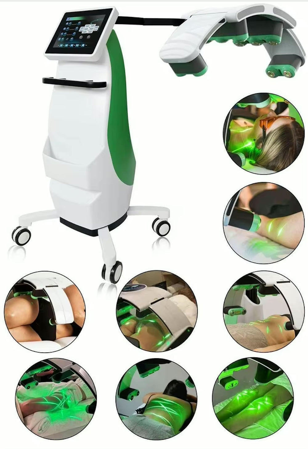 Popular 10D Maxlipo Therapy 532nm Green Light Skin Lifting Fat Burning Weight Loss Body Massage Roller Machine for Beauty Salon