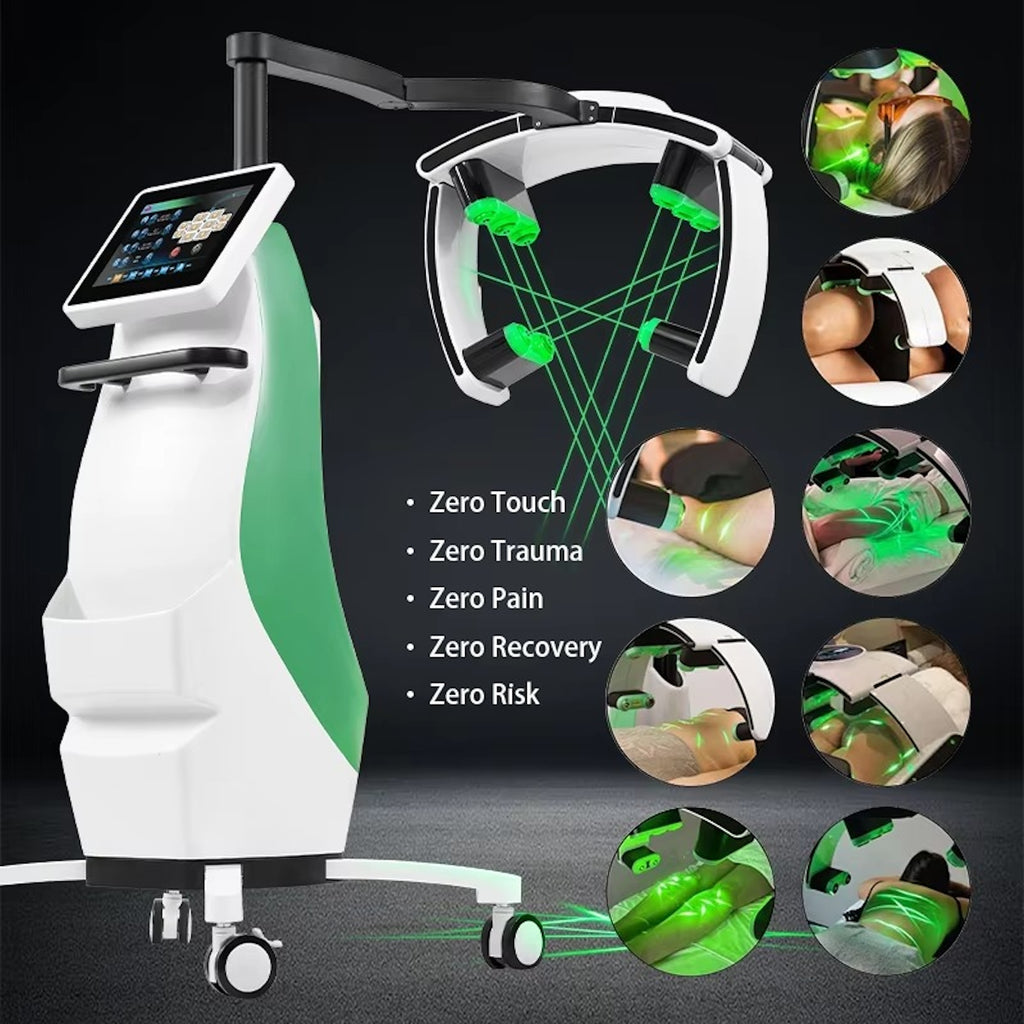 Popular 10D Maxlipo Therapy 532nm Green Light Skin Lifting Fat Burning Weight Loss Body Massage Roller Machine for Beauty Salon