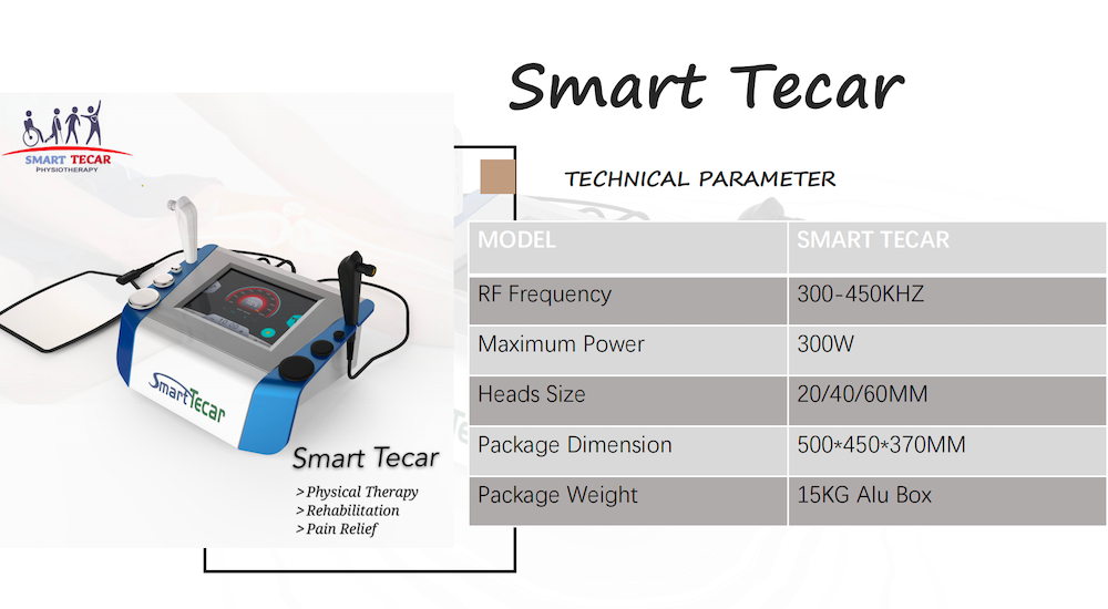 Popular Portable Body Massage Skin Firming CET-RET 448KHZ Therapy Machine Tecar Physiotherapy Pain Relief