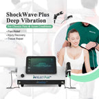 10bar Shockwave Physical Therapy Device 2in 1 Spine Pain Relief Muscle Relax Tissue Repair