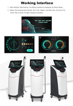 Professional Laser Hair Removal Machine 2000watt German Import Laser Bar Depilator 4 Wavelength