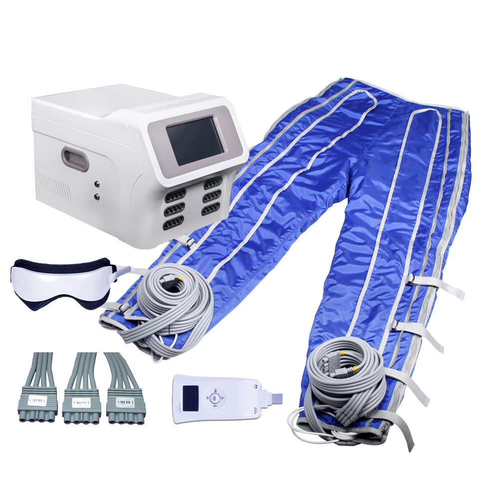 Professional Air Pressure Pressotherapy Machine High Waist Pants for Leg Massage Lymphatic Drainage Suit Weight Loss Device