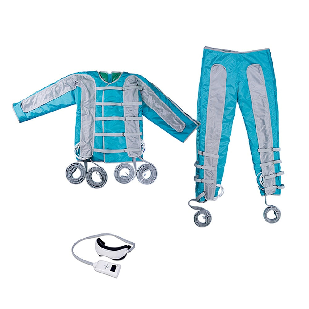 New IR Pressotherapy Body Massage Slimming Muscle Stimulate Lymphatic Drainage Therapy Full Set Jacket Pants