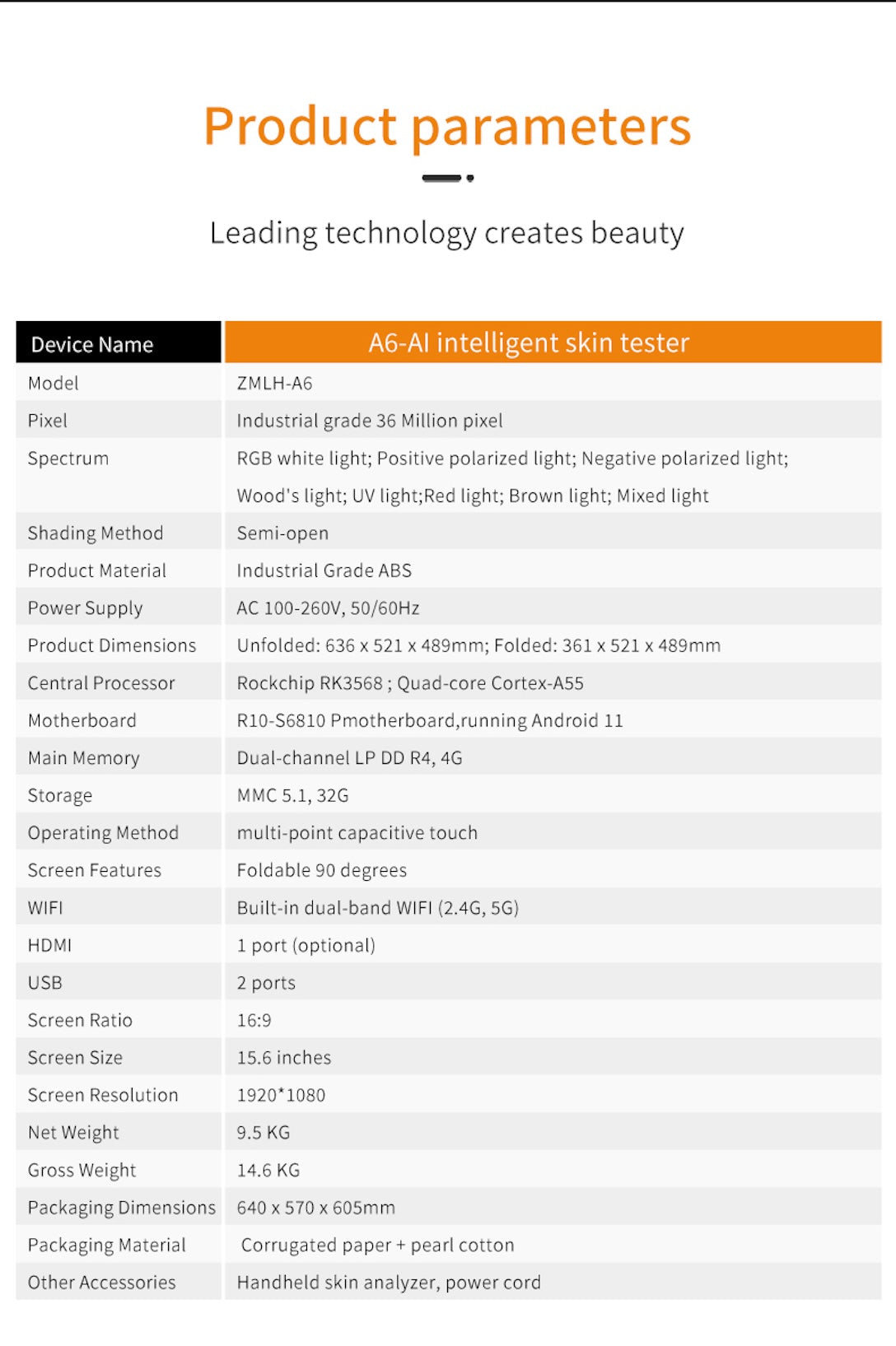 AI Dermatology Skin Analyzer Machine 3d Face Analysis Scanner