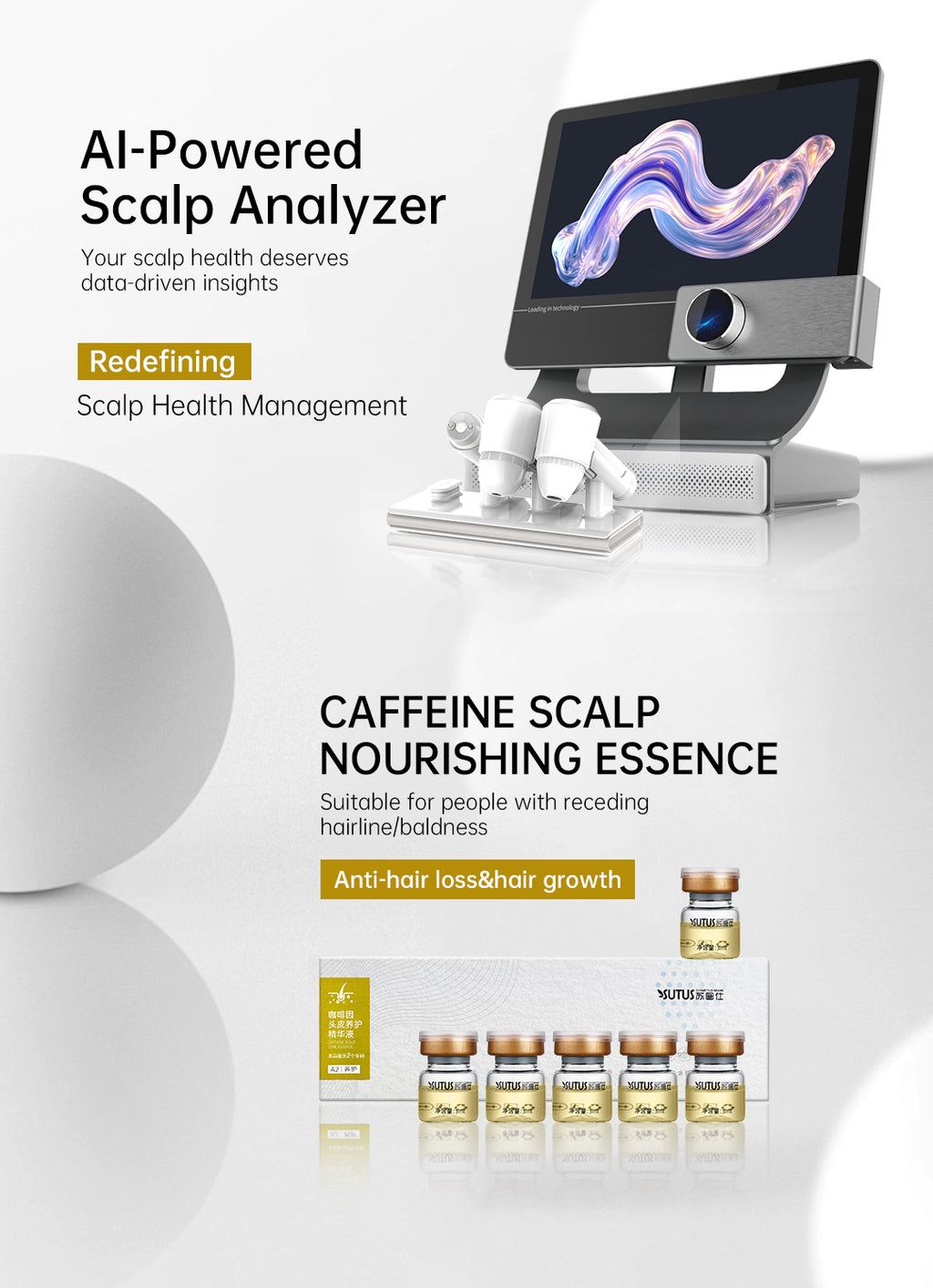 Scalp Care Serum Hair Regrowth Essence Anit-loss Hair