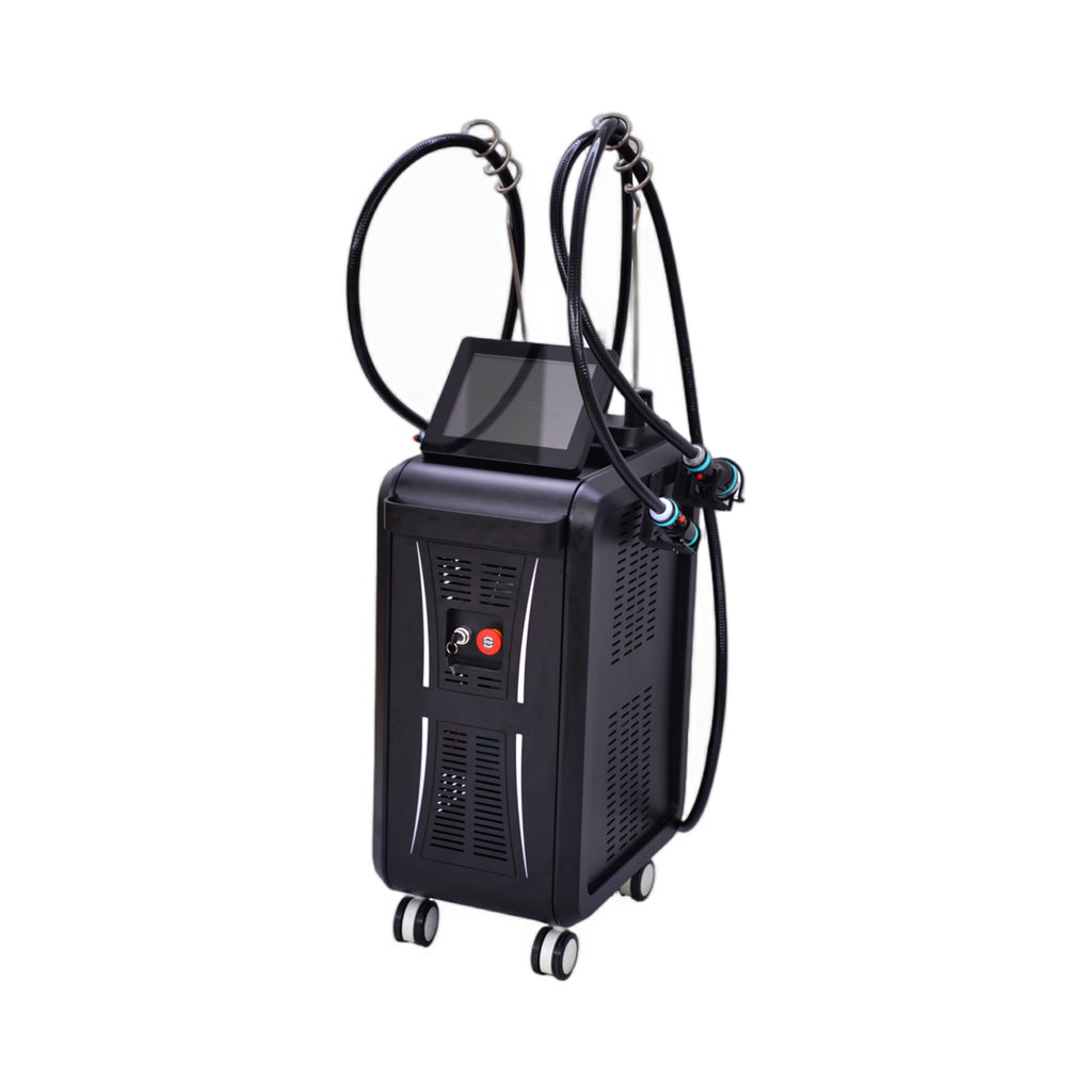 3 Handle 2.45GHz Standing Body Slimming Machine Face Lifting Fat Reduction Salon Use