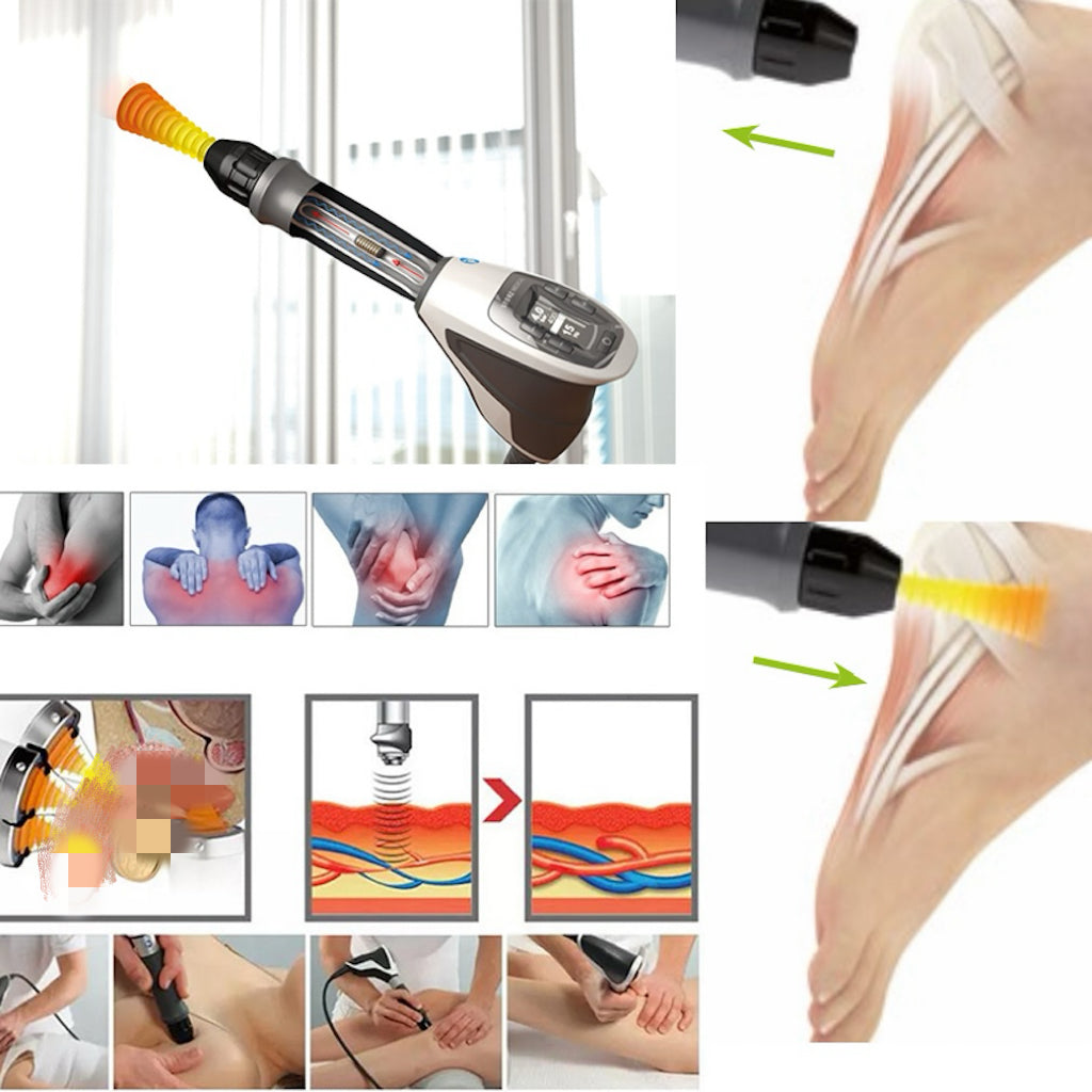 Extracorporeal Medical Radial Shockwave Therapy Machine for Body Skeletal Muscle Pain Relief ED Treatment