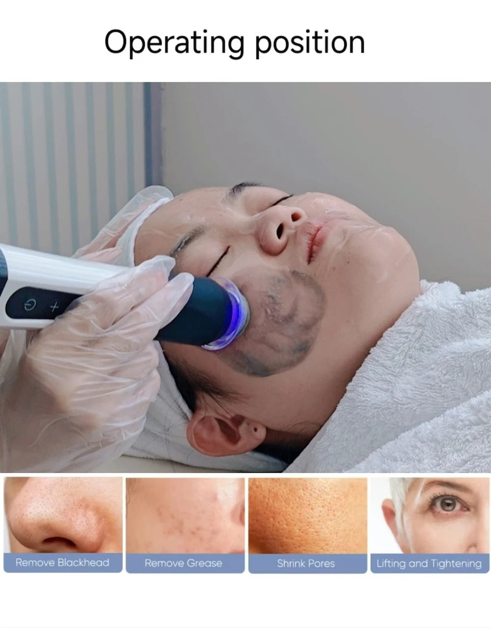 Skin Balance Black Capsule CO2 Oxygen Glowskin Pod Serum for Facial Machine Skin Rejuvenation Oil Skin Balance