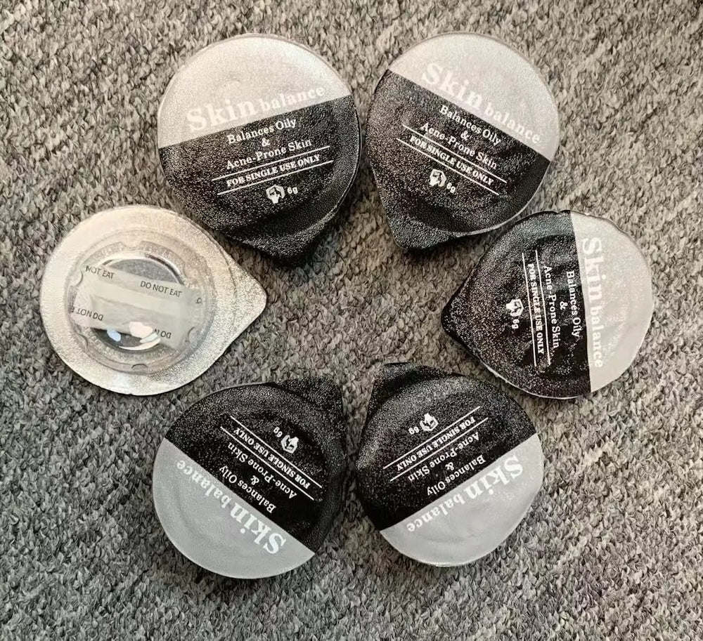 Skin Balance Black Capsule CO2 Oxygen Glowskin Pod Serum for Facial Machine Skin Rejuvenation Oil Skin Balance