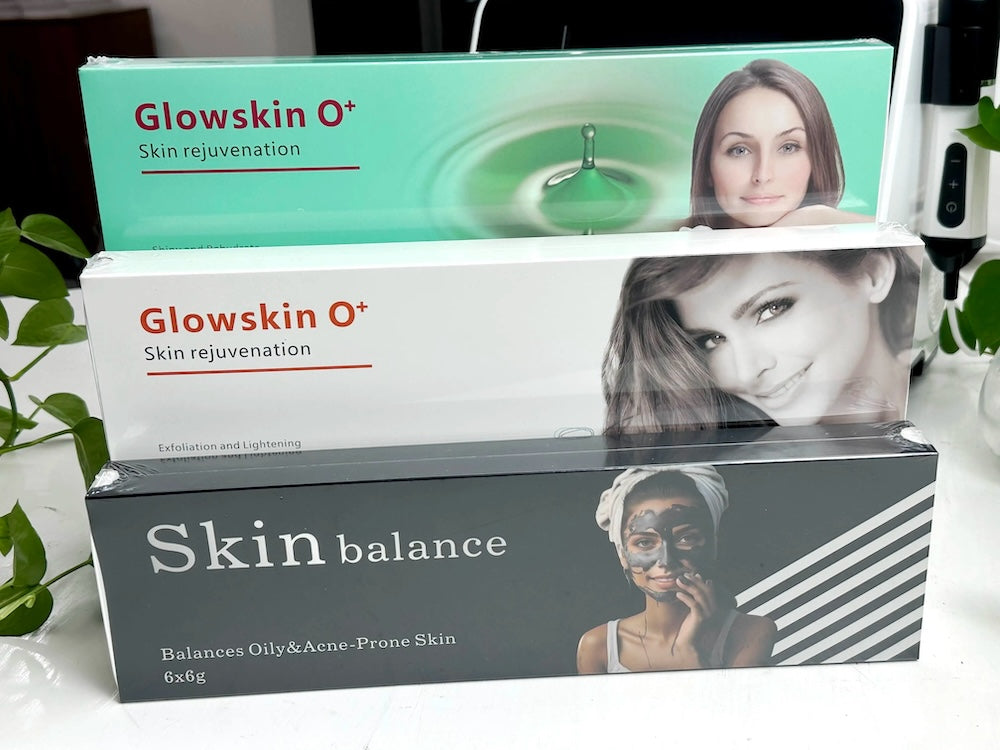 Skin Balance Black Capsule CO2 Oxygen Glowskin Pod Serum for Facial Machine Skin Rejuvenation Oil Skin Balance