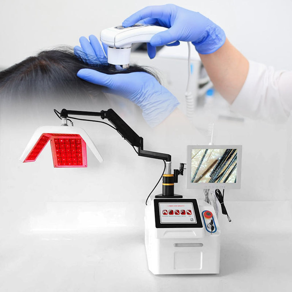 Newest Hair Loss Treatment Hair Regrowth Treatments Machine Ozone Therapy Scalp Massage Machine Receding Hairline