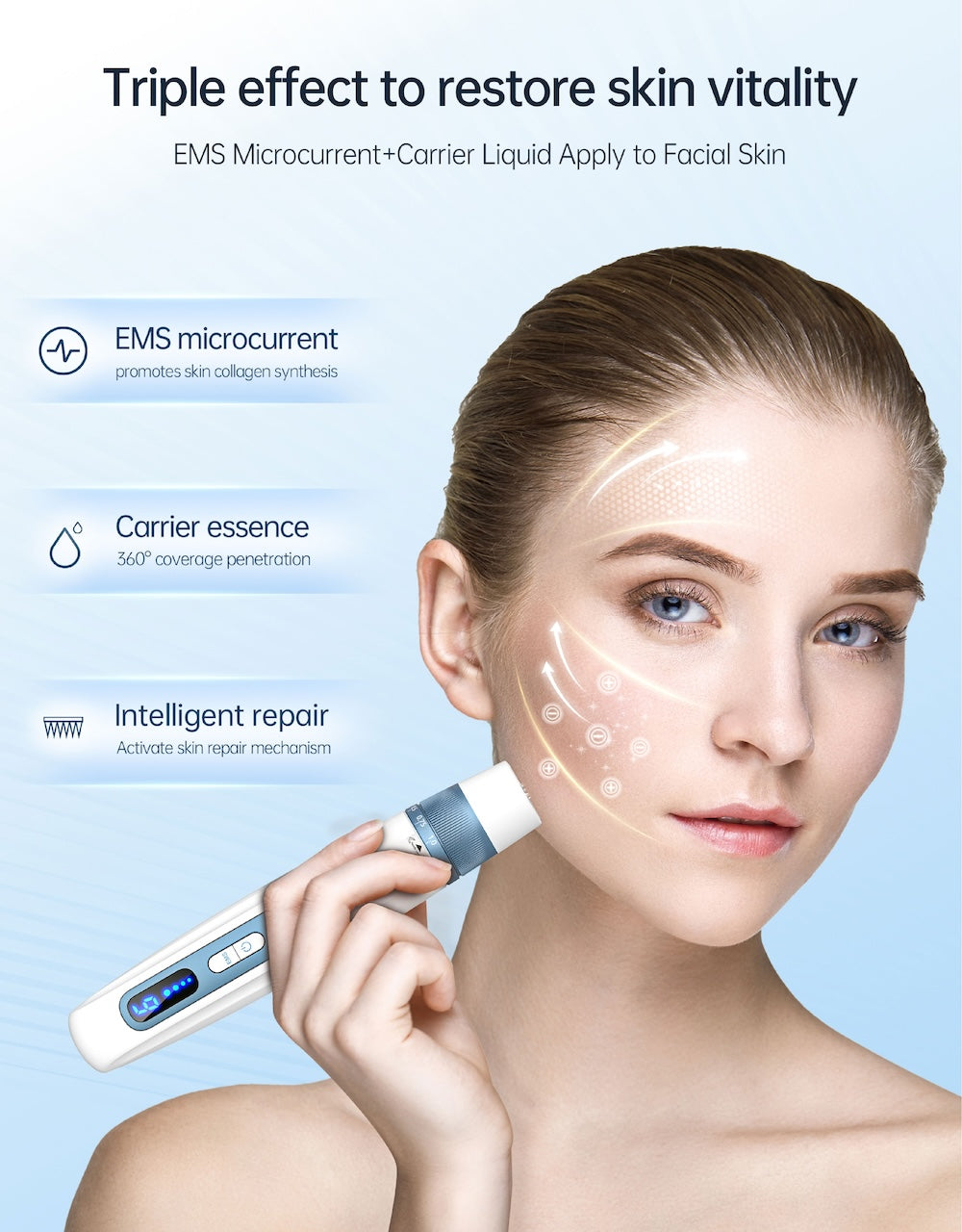 Hot Sale New H5 Hydra Pen with Serum Container Derma Micro-Needle Pen Anti-Wrinkle Wireless Derma Pen Beauty Device