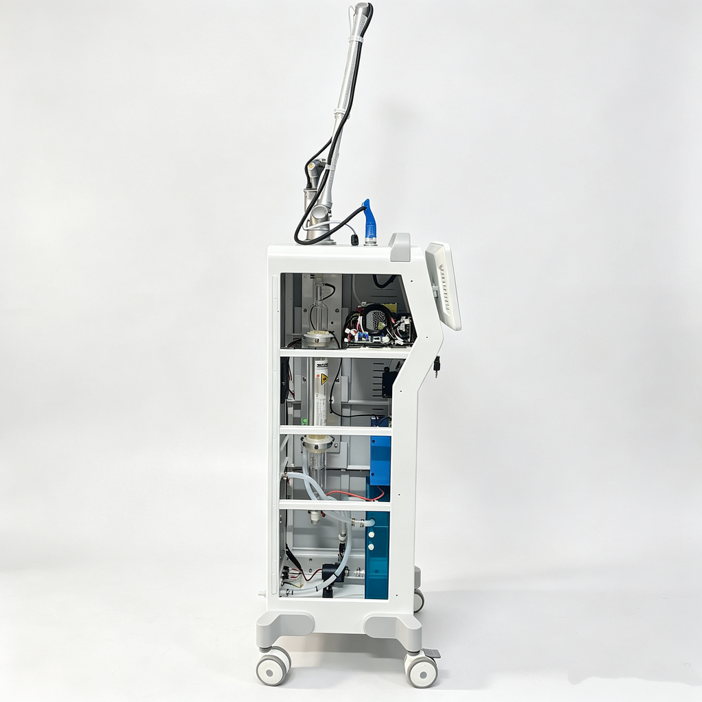 CO2 Fractional Laser Vertical Machine Glass Tube