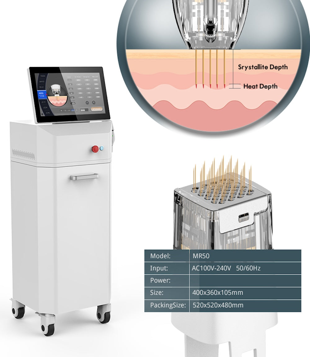 RF Microneedle 4 in 1 Skin Anti-aing Device Thermal RF Needle Machine Skin Rejuvenation