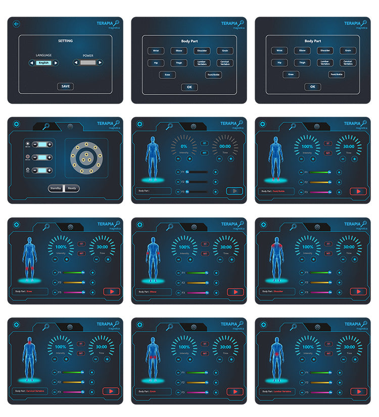 Emtt PMST Physio Magneto Therapy Magnetoterapia Pain Relief PEMF Sports Injury Therapy Magnetic Physiotherapy Machine