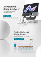 AI Scalp Hair Analyzer 3 Detector 13 Type Analysis Indicators Beauty Salon Clinic Use