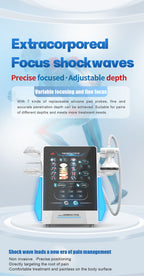 Focus Shockwave Eswt High Intensity Focused Shock Wave Chiropractic Physiotherapy Machine Muscle Bone Pain Relief