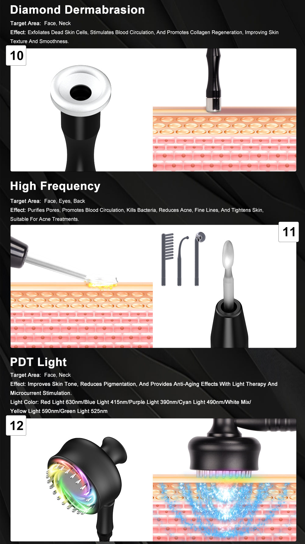 14in1  Hydra Facial Machine Microdermabrasion Diamond Peel Skin Rejuvenation RF Anti-Aging Oxygen Plasma