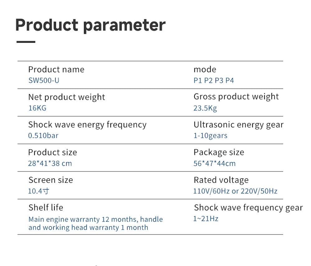 New Arrival Multifunctional Ultrasound Pneumatic Shockwave ED Erectile Dysfunction Shockwave Therapy Machine