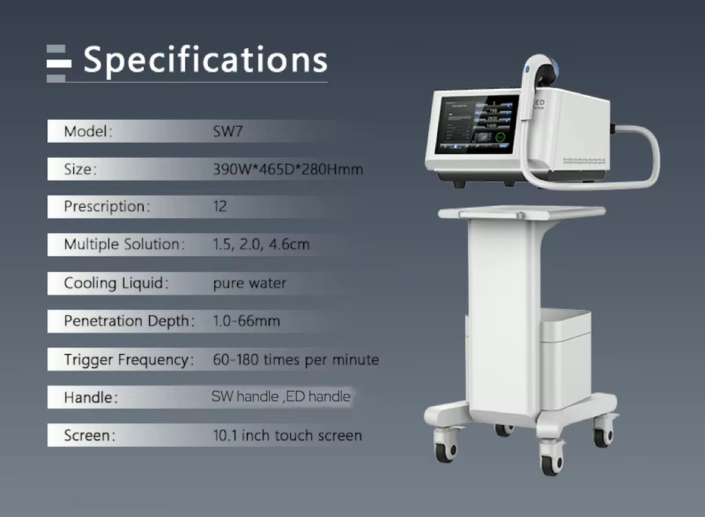 New FSWT Focused Shockwave for Pain Relief Physiotherapy Focus Shockwave Machine