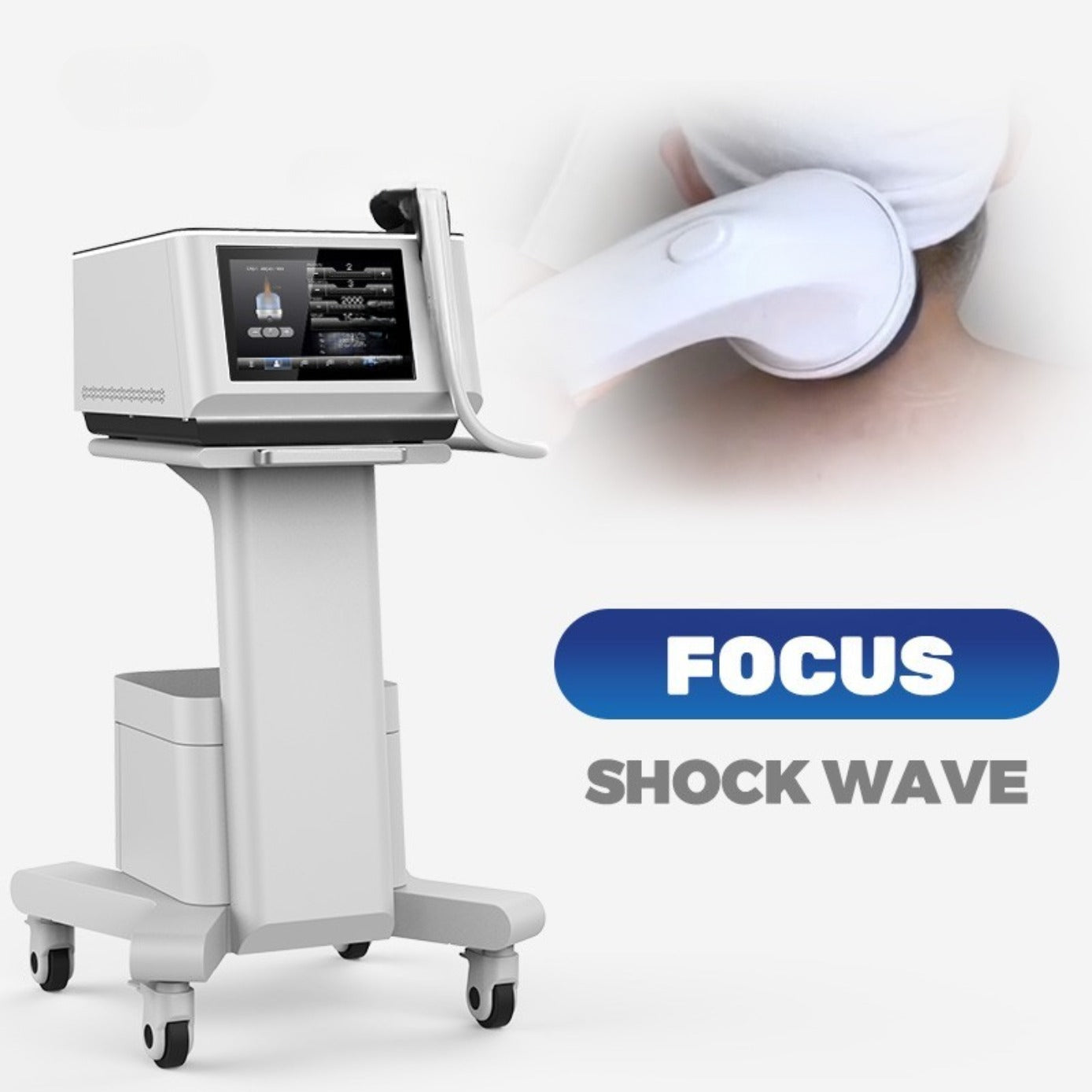 New FSWT Focused Shockwave for Pain Relief Physiotherapy Focus Shockwave Machine