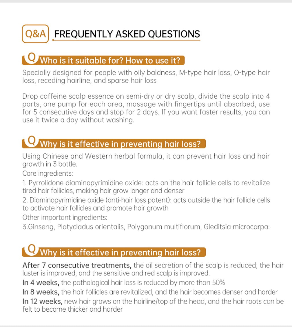 Scalp Care Serum Hair Regrowth Essence Anit-loss Hair