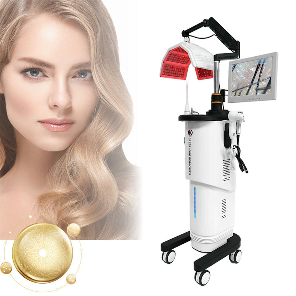 Professional Hair Growth Red Led 650nm Light Regrowth Electric Hair Care Growth Hair Scalp Care Beauty Machine