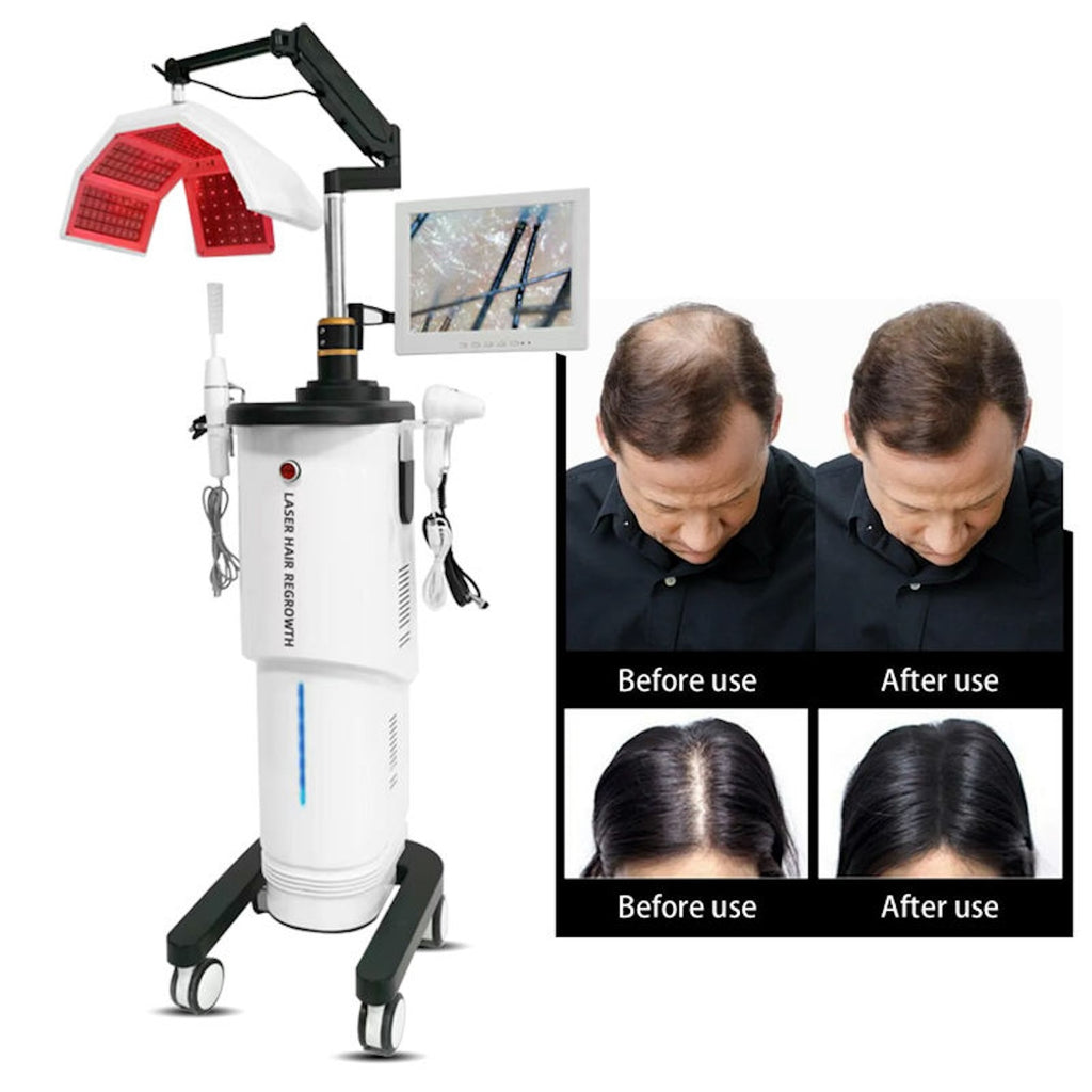 Professional Hair Growth Red Led 650nm Light Regrowth Electric Hair Care Growth Hair Scalp Care Beauty Machine