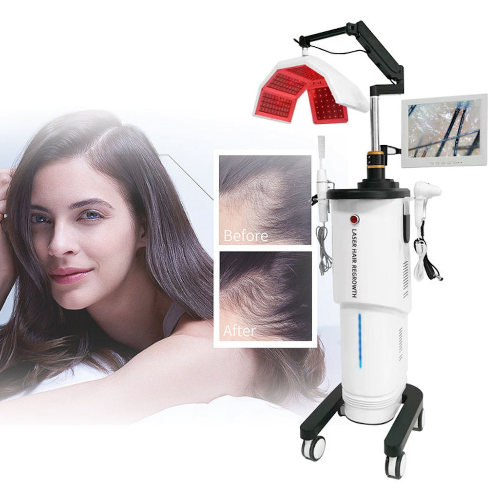 Professional Hair Growth Red Led 650nm Light Regrowth Electric Hair Care Growth Hair Scalp Care Beauty Machine