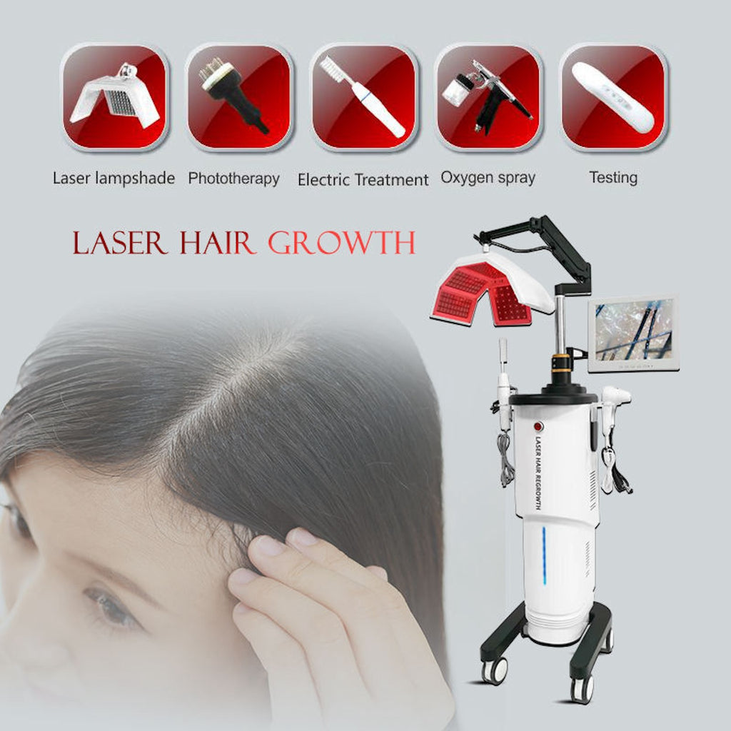 Professional Hair Growth Red Led 650nm Light Regrowth Electric Hair Care Growth Hair Scalp Care Beauty Machine