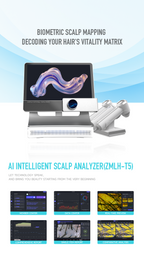 AI Smart Scalp Care Hair Analyzer 3 Detector 13 Type Analysis Indicators Beauty Salon Clinic Use