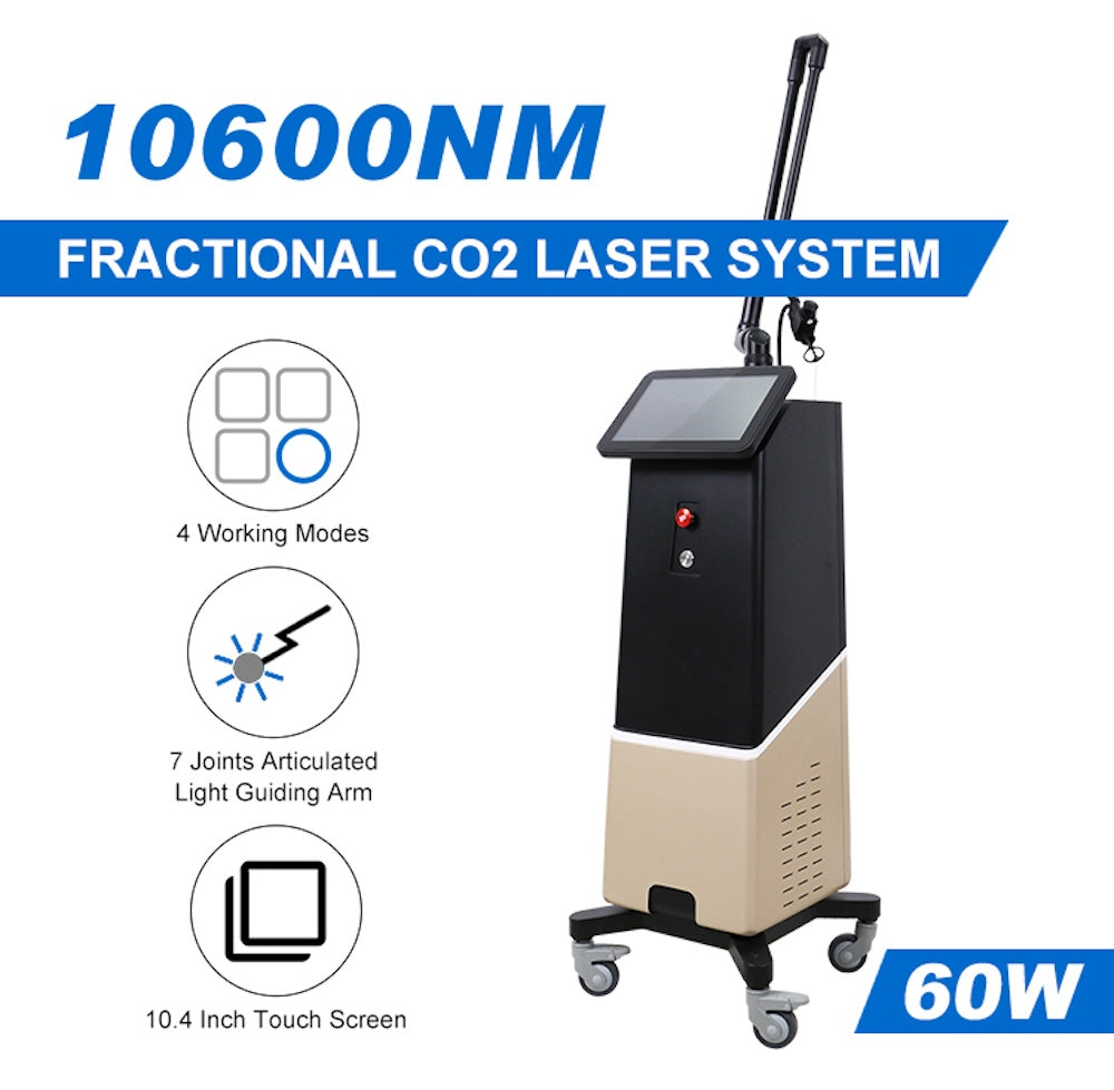 CO2 Fractional Laser Machine High Speed Stretch Mark Removal Scar Acne Treatment Vaginal Tightening
