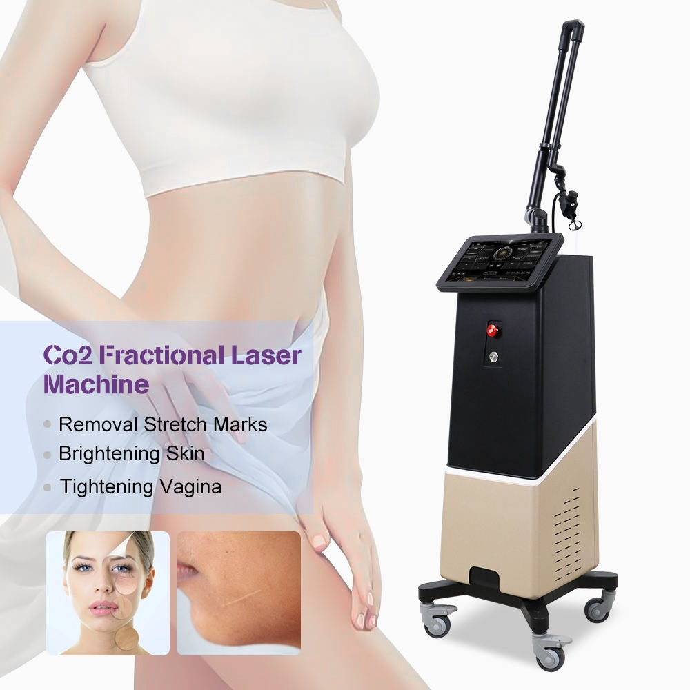 CO2 Fractional Laser Machine High Speed Stretch Mark Removal Scar Acne Treatment Vaginal Tightening
