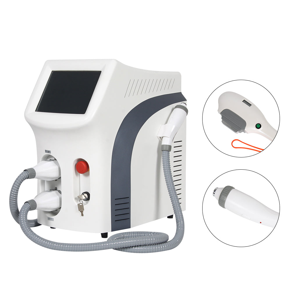 IPL OPT E-light RF 2 in 1 Permanent Hair Removal Epilator E-light Skin Rejuvenation RF Wrinkle Removal Skin Whitening