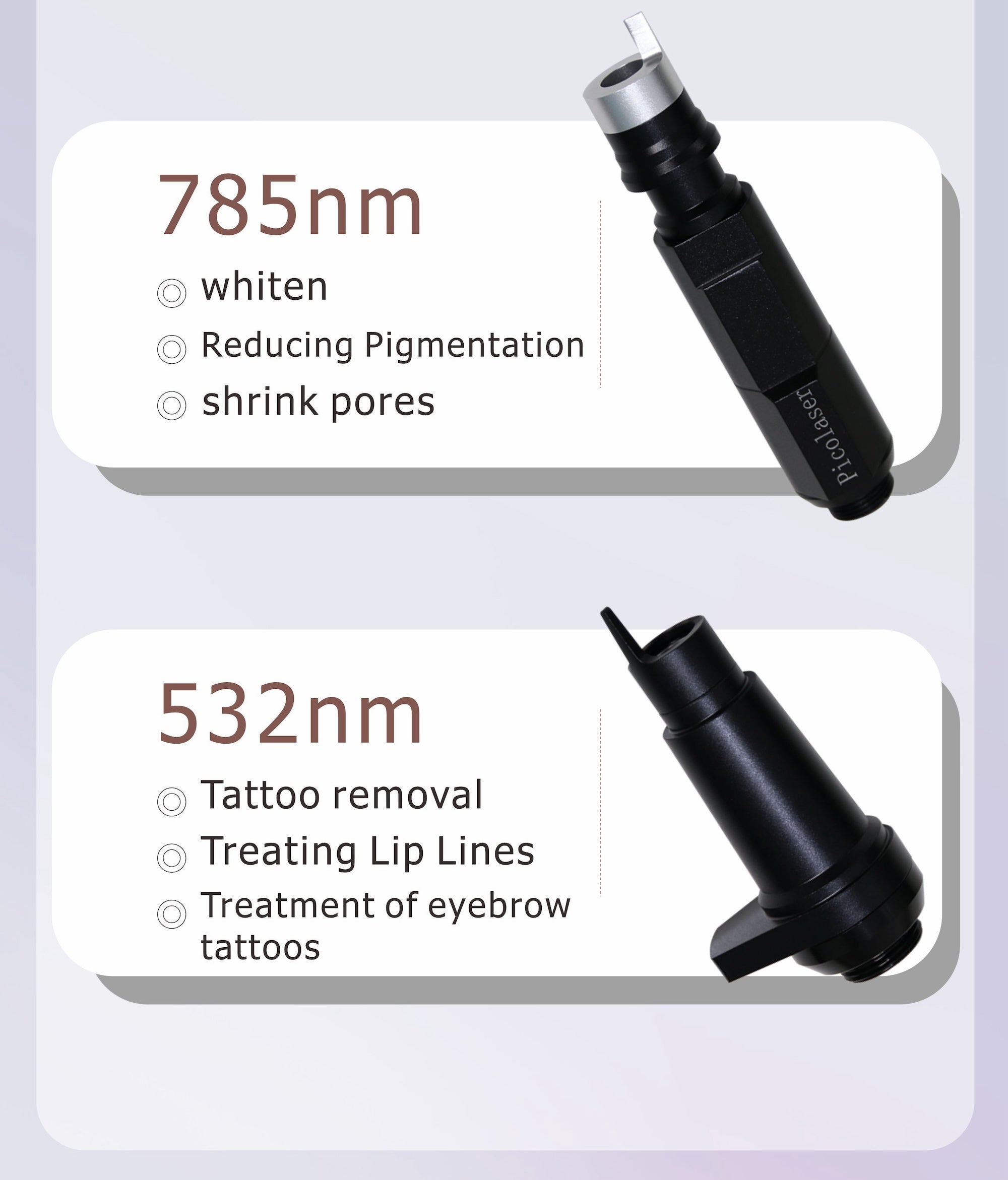 Vertical Picosecond Pico Laser Tattoo Removal Machine for Skin Resurfacing and Pigmentation Removal 755/1064/532nm