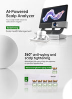 AI Scalp Hair Analyzer 3 Detector 13 Type Analysis Indicators Beauty Salon Clinic Use