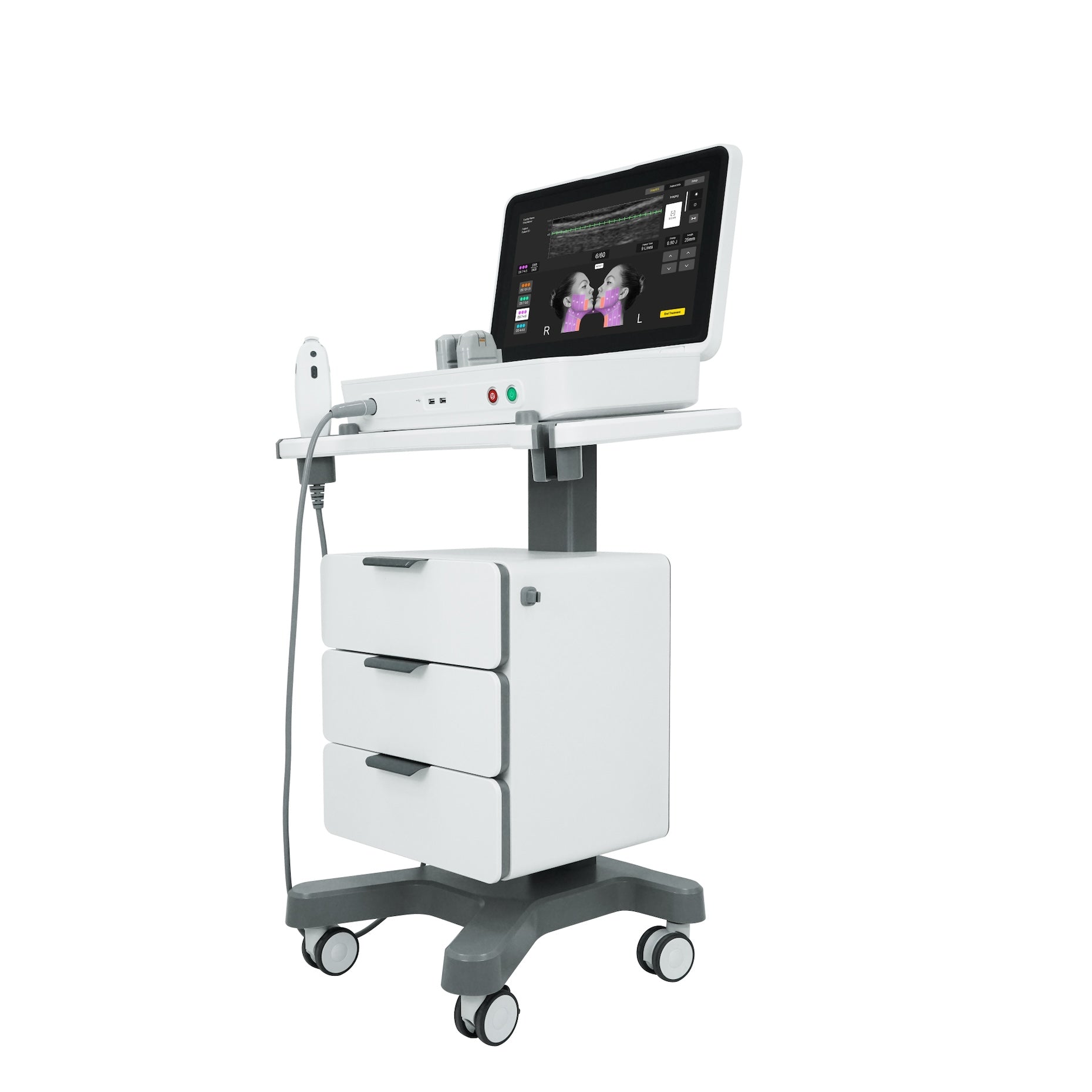 Newest Generation 2.0 Hifu High Frequency Anti-Aging Ultra Sound Therapy Face Body Lifting Device SMAS Wrinkle Removal Machine