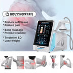 Focus Shockwave Eswt High Intensity Focused Shock Wave Chiropractic Physiotherapy Machine Muscle Bone Pain Relief